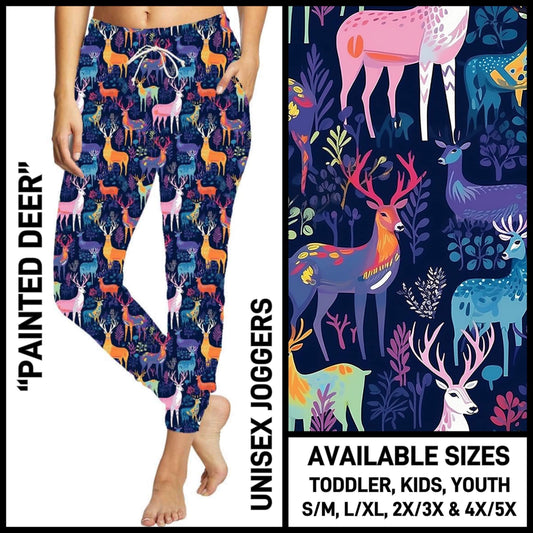 RTS - Painted Deer Unisex Joggers