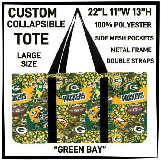 RTS - Green Bay Collapsible Tote