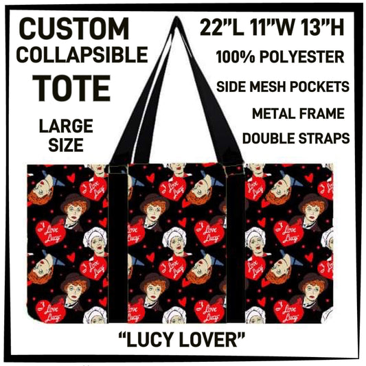 RTS - Lucy Lover Collapsible Tote