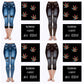 LEGGING JEAN RUN-RAINBOW LEAVES (ACTIVE BACK POCKETS)