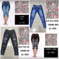 LEGGING JEAN RUN-LEOPARD ROSE (ACTIVE BACK POCKETS)
