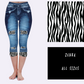 LEGGING JEAN RUN-ZEBRA (ACTIVE BACK POCKETS)
