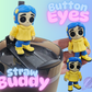 BUTTON EYES-3D PRINTED STRAW BUDDY