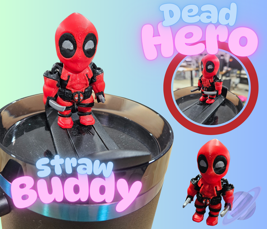 HEN CHICKEN-3D PRINTED STRAW BUDDY