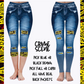 CRIME SCENE - DENIM RUN W/ BACK POCKETS - LEGGINGS/CAPRI