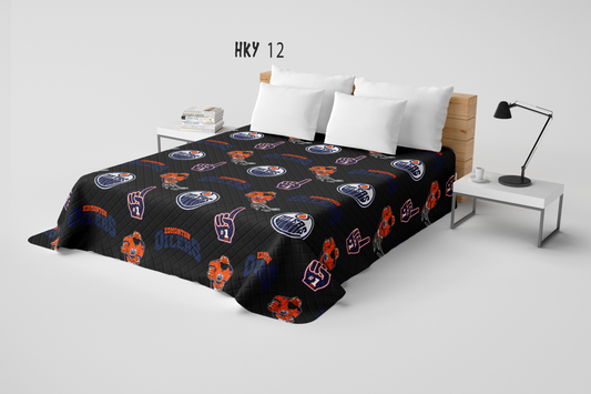 SPORTS RUN 3- HKY 12 QUILT