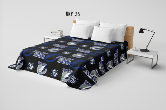 SPORTS RUN 3- HKY 26 QUILT