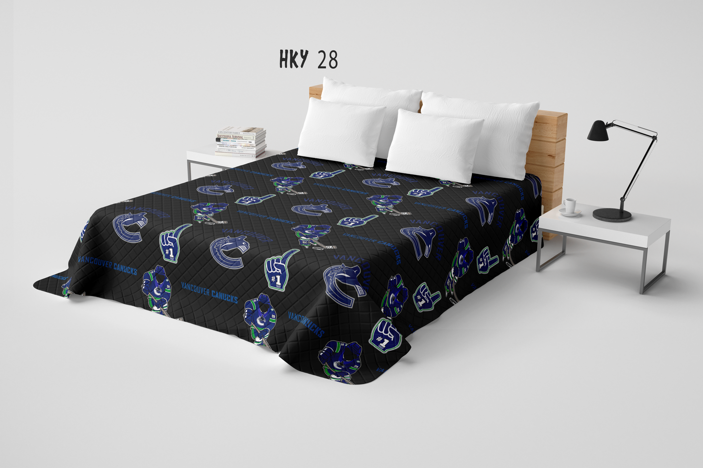 SPORTS RUN 3- HKY 28 QUILT