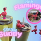 PINK FLAMINGO STRAW BUDDY