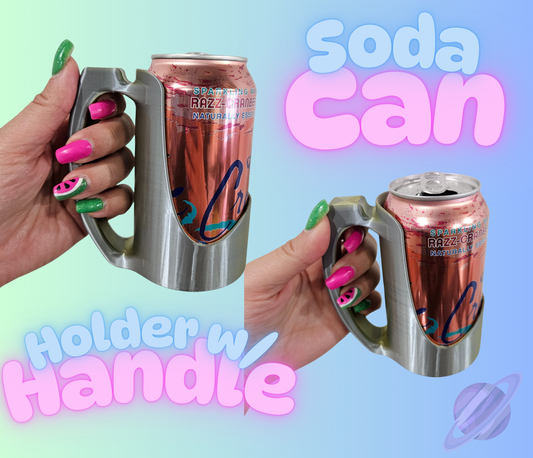 12 OZ SODA CAN CUP HOLDER WITH HANDLE