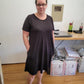 FLORAL BUTTERFLIES - T-DRESS W/ POCKETS
