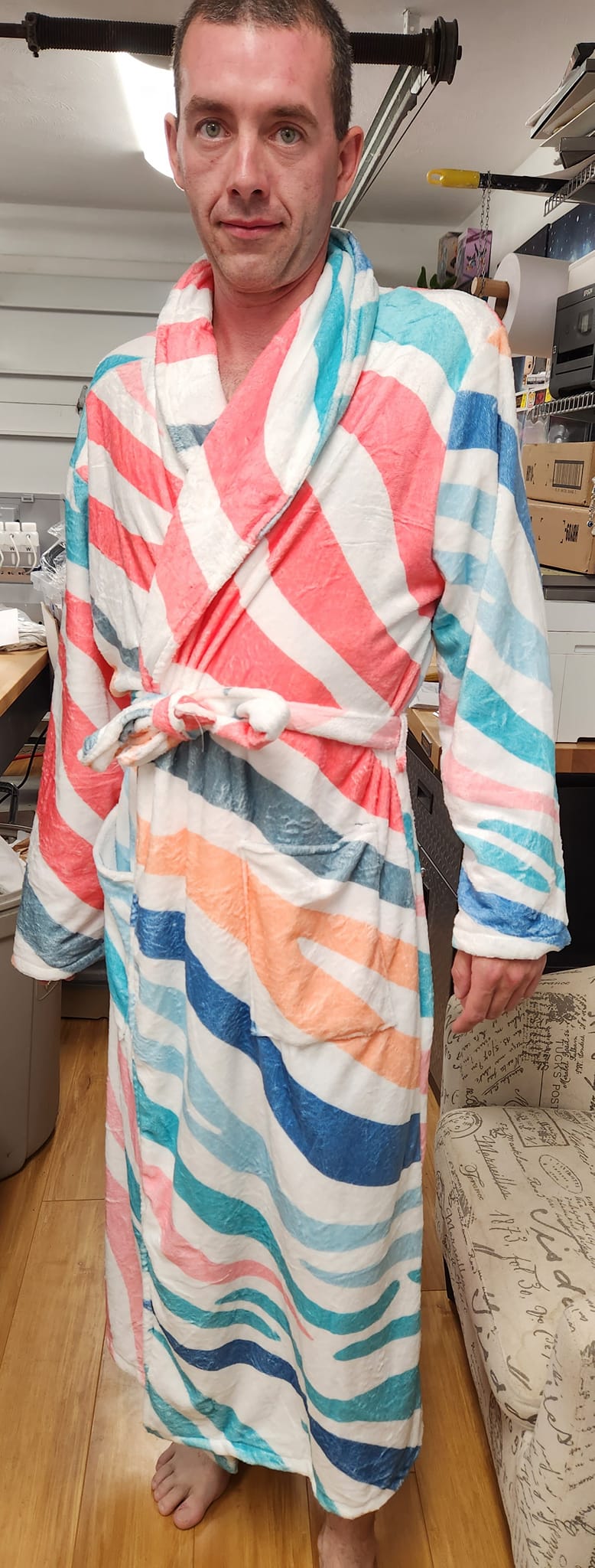 HOUSE ROBES- FLORAL DESIGN