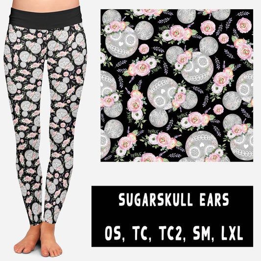 SUGAR SKULL EARS LEGGINGS/JOGGERS