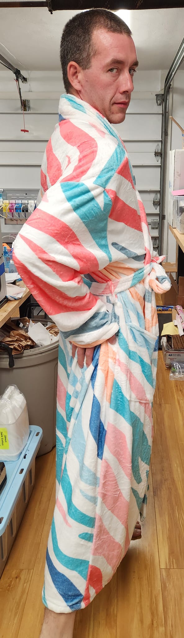 HOUSE ROBES- FLORAL DESIGN