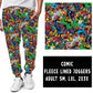 FLEECE LINED-COMIC- LEGGINGS AND JOGGERS