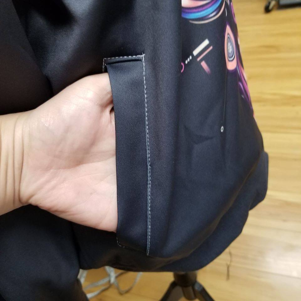 FLEECE JACKET RUN-BLACK SNOWFLAKE