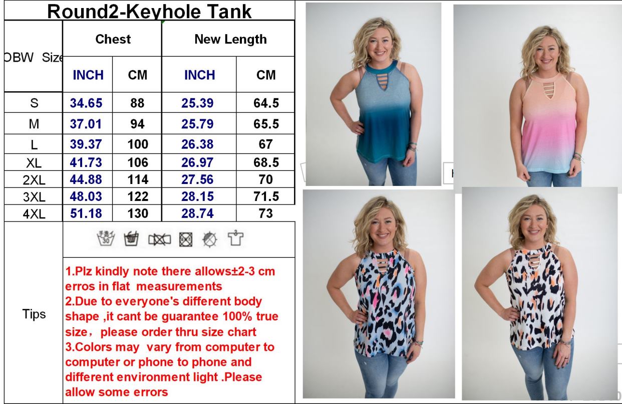 PATRIOTIC KEYHOLE TANK