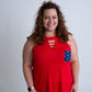 PATRIOTIC KEYHOLE TANK