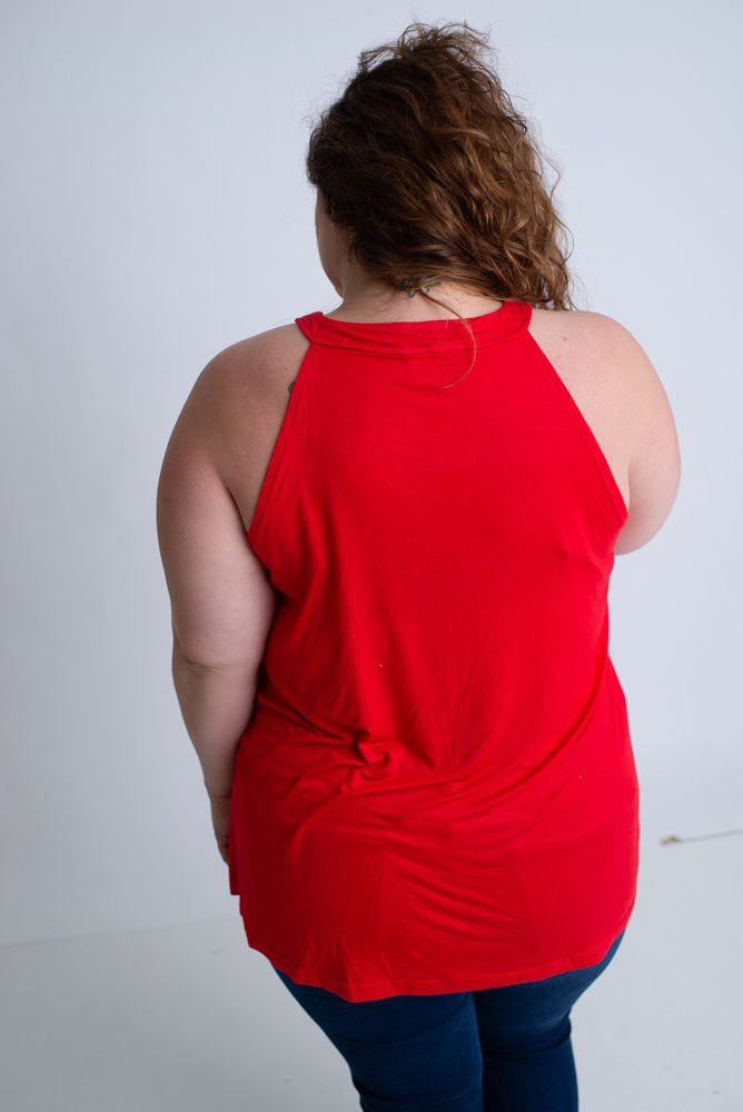 PATRIOTIC KEYHOLE TANK