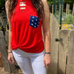 PATRIOTIC KEYHOLE TANK