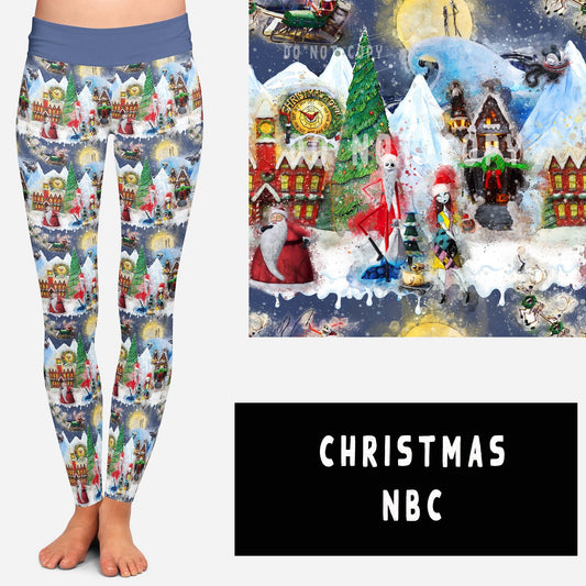 XMAS IN JULY RUN-CHRISTMAS NBC LEGGINGS/JOGGERS