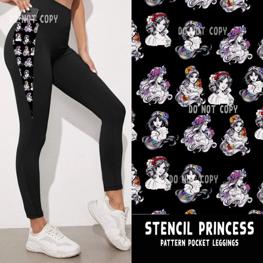 PATTERN POCKET FULL-STENCIL PRINCESS