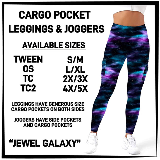RTS - Jewel Galaxy Leggings with Cargo Pockets
