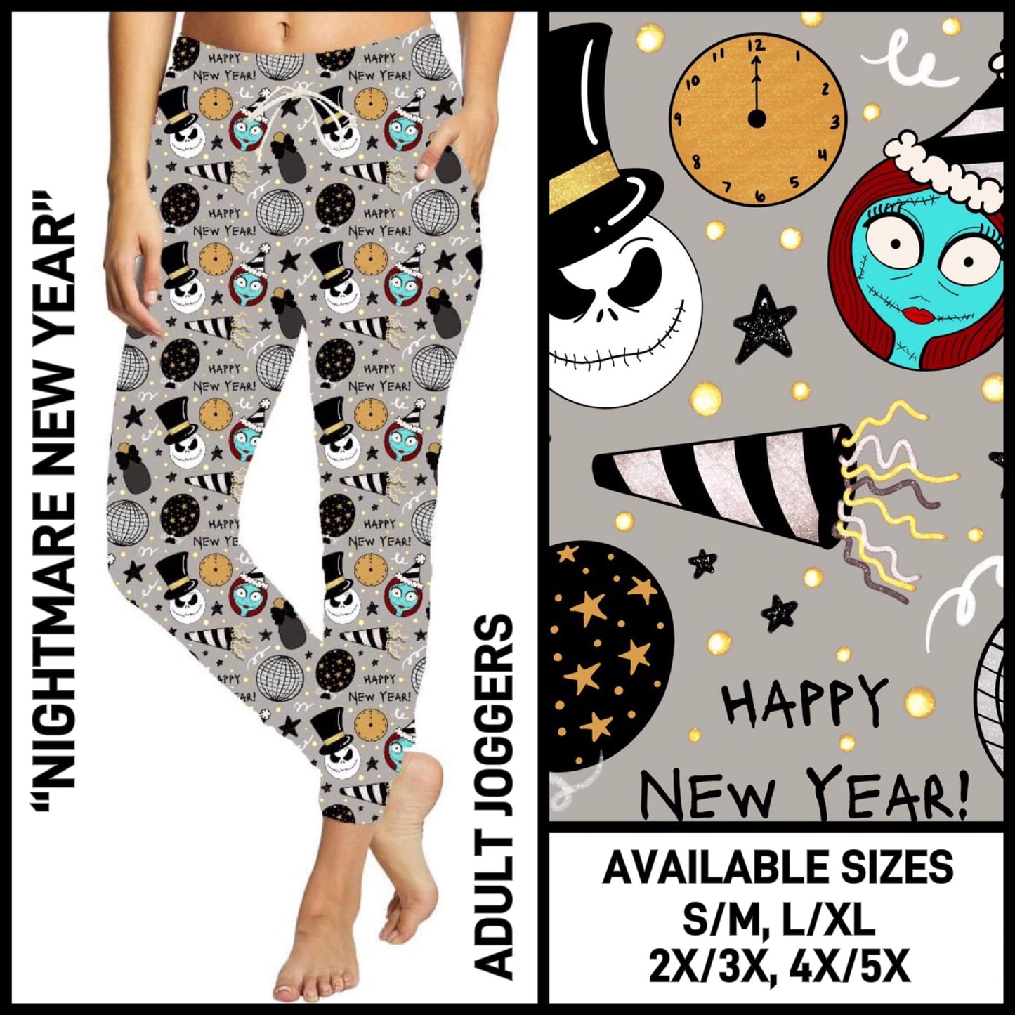 RTS - Nightmare New Year Unisex Joggers