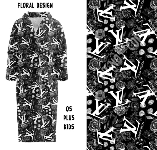 HOUSE ROBES- FLORAL DESIGN
