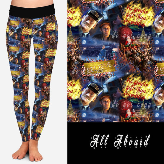 HOLIDAY BATCH 1- ALL ABOARD LEGGINGS/JOGGERS
