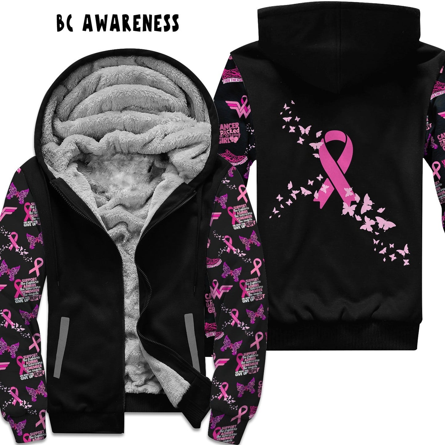 FLEECE JACKET RUN 22- BC AWARENESS