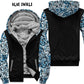 FLEECE JACKET RUN 22- BLUE SWIRLS