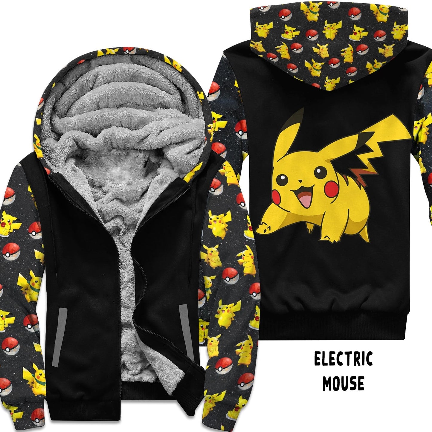 FLEECE JACKET RUN-ELECTRIC MOUSE