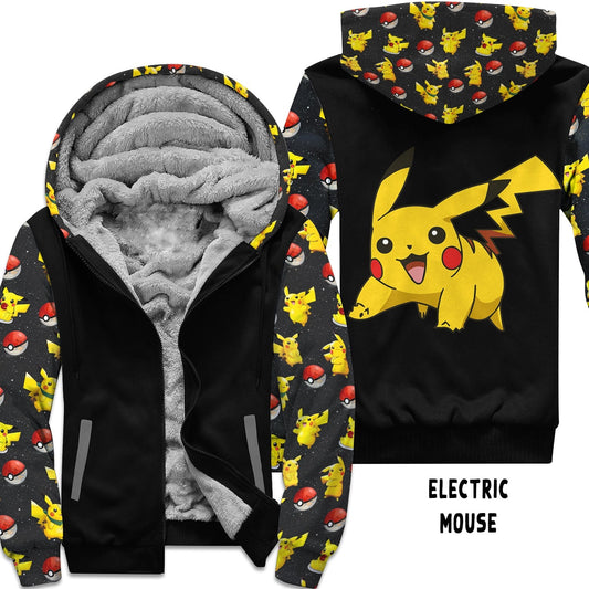 FLEECE JACKET RUN-ELECTRIC MOUSE