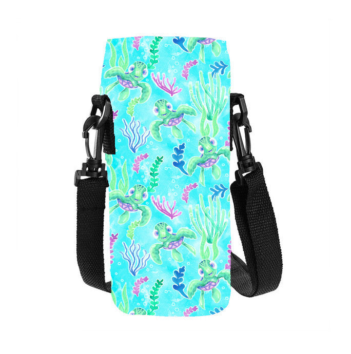 RTS - Swimming Turtle Water Bottle Holder