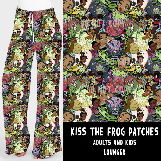 PATCHES RUN-KISS THE FROG PATCHES UNISEX LOUNGER