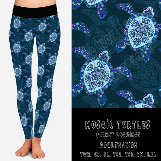 BATCH 68- MOSAIC TURTLE-LEGGINGS/CAPRI/JOGGER