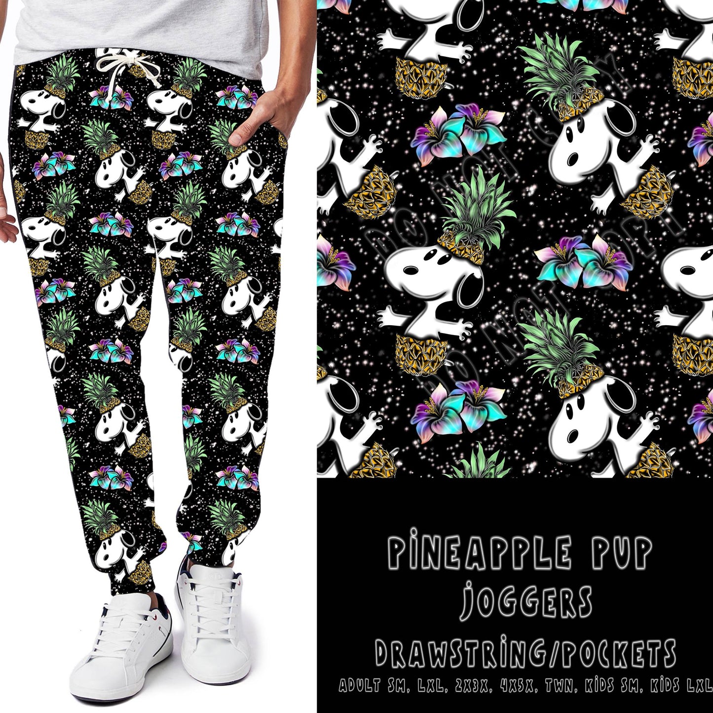 BATCH 68- PINEAPPLE PUP-LEGGINGS/CAPRI/JOGGER