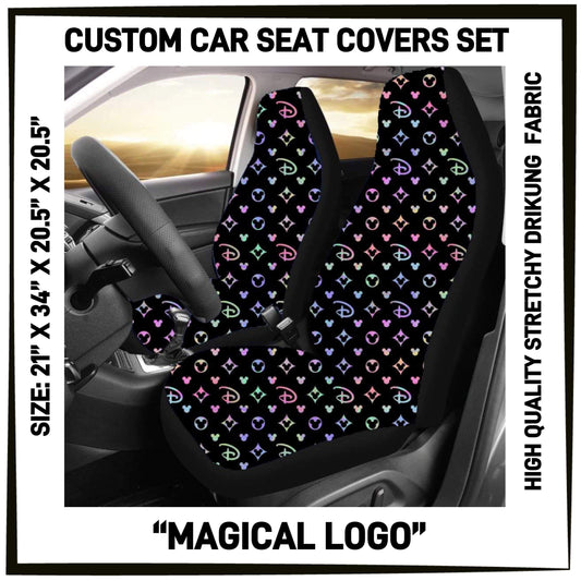 RTS - Magical Logo Car Seat Covers Set of 2