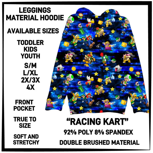 RTS - Racing Kart Leggings Material Hoodie