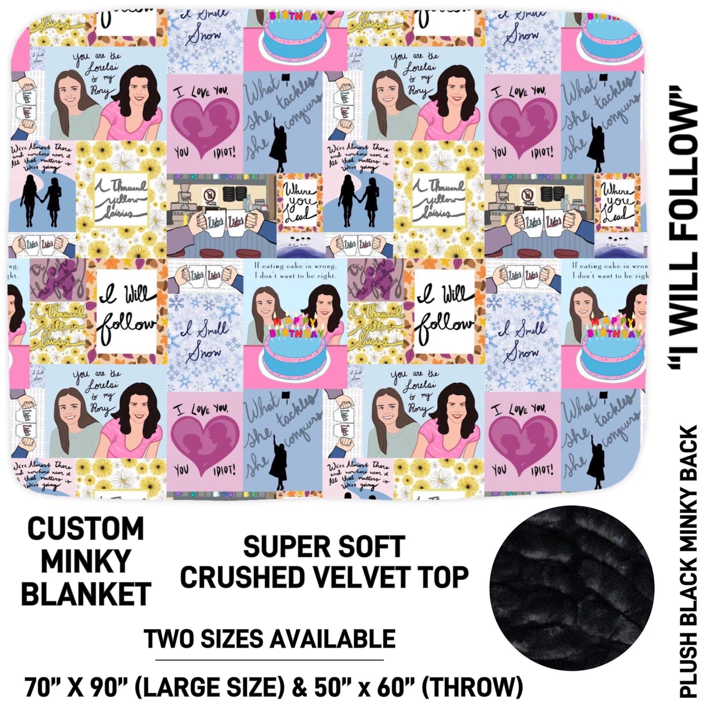 RTS - I Will Follow Minky Blanket