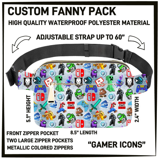 RTS - Gamer Icons Fanny Pack