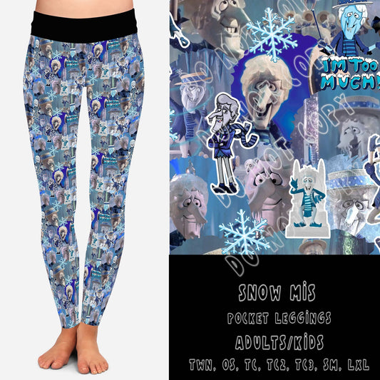 HOLIDAY BASH RUN- SNOW MIS LEGGINGS/JOGGERS