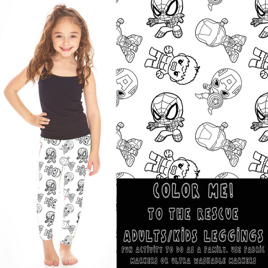COLOR ME RUN- TO THE RESCUE LEGGINGS/JOGGER