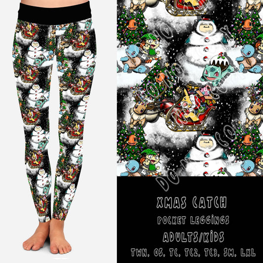 HOLIDAY BASH RUN- XMAS CATCH LEGGINGS/JOGGERS