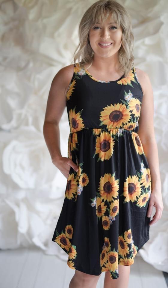 Sleeveless Babydoll Dress