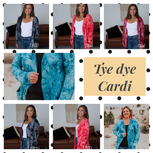 Tiedye Cardigans