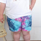 Tie Dye Jean Shorts