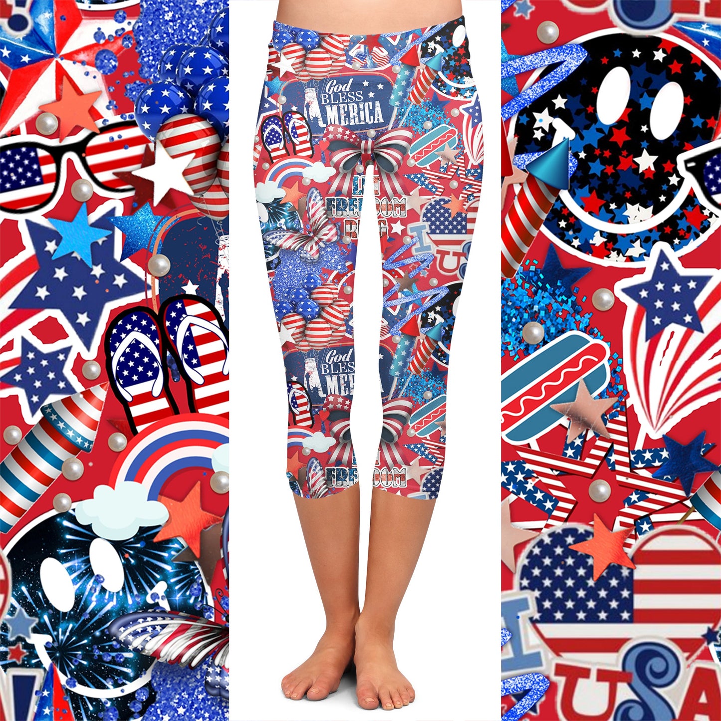 Let Freedom Ring capris