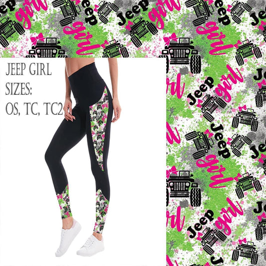 Jeep Girl Side Pocket Leggings